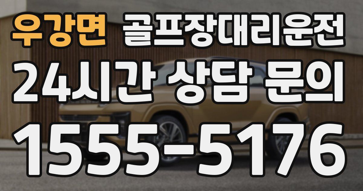 골프장대리운전 서비스