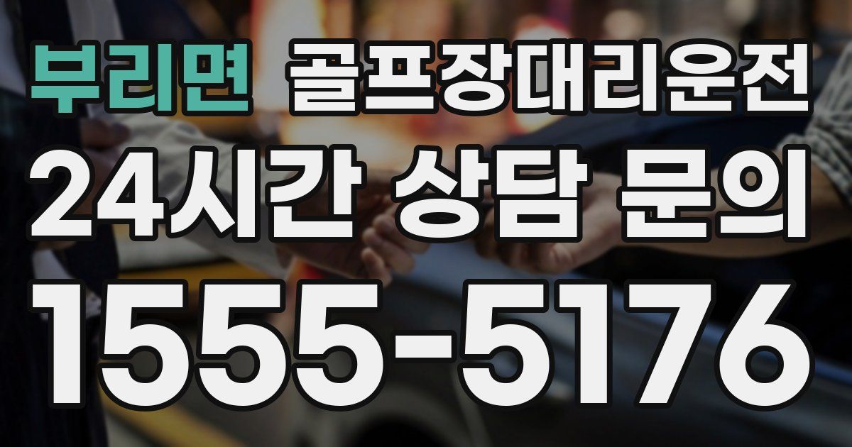 골프장대리운전 서비스