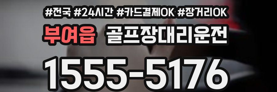 부여읍 골프장대리운전