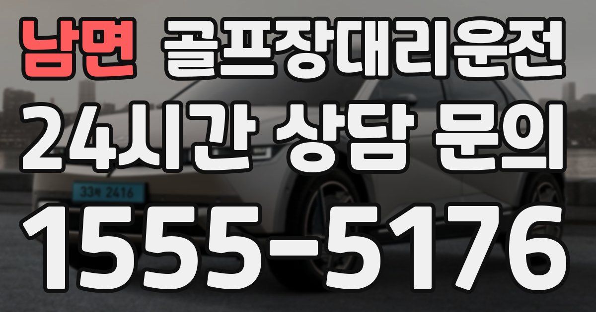 골프장대리운전 서비스
