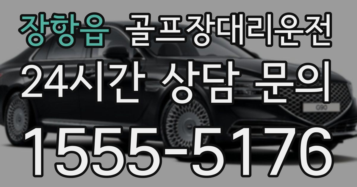 골프장대리운전 서비스