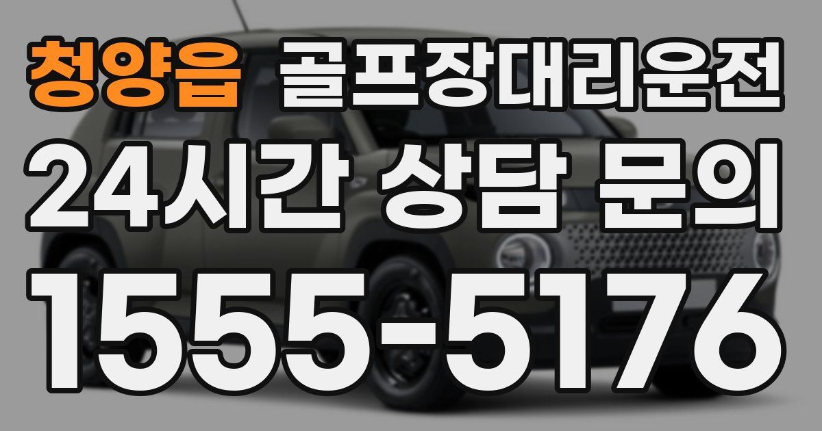 골프장대리운전 서비스