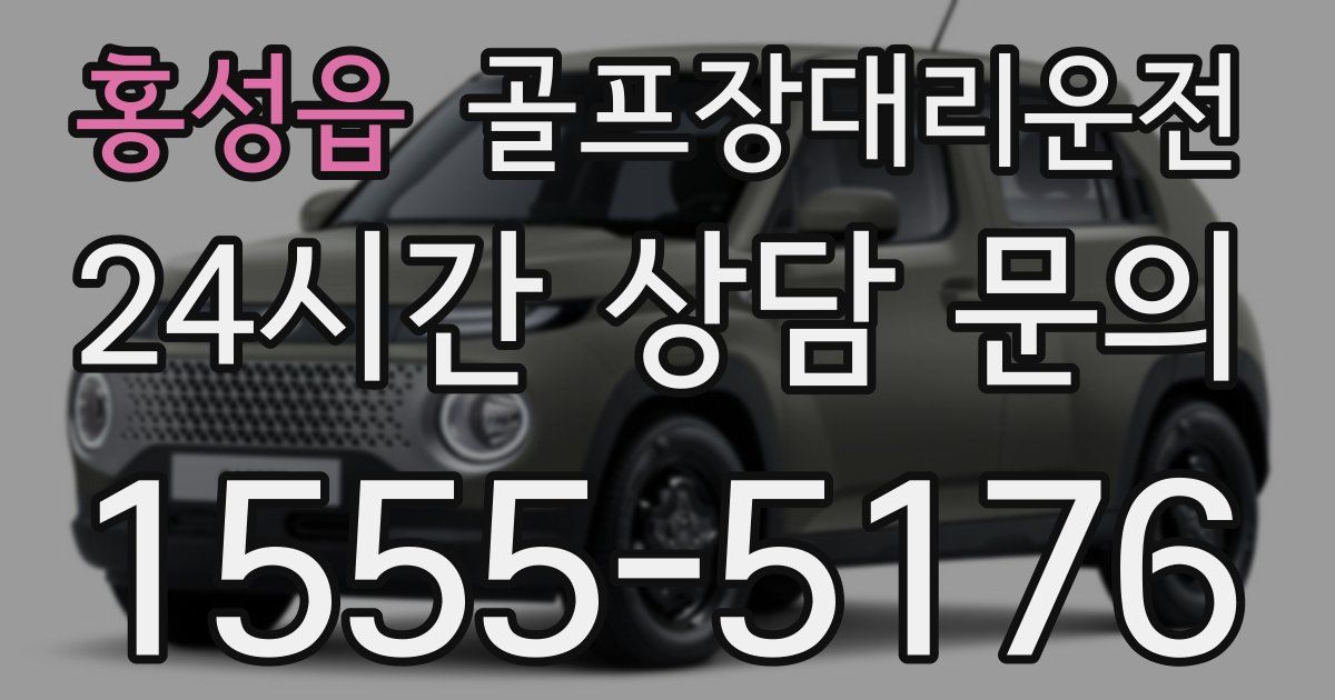 골프장대리운전 서비스