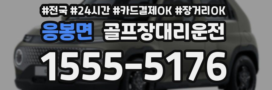 응봉면 골프장대리운전