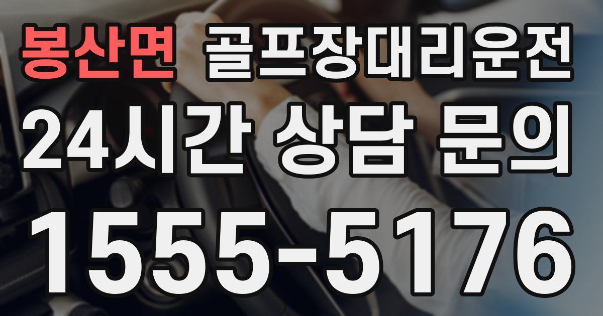 골프장대리운전 서비스