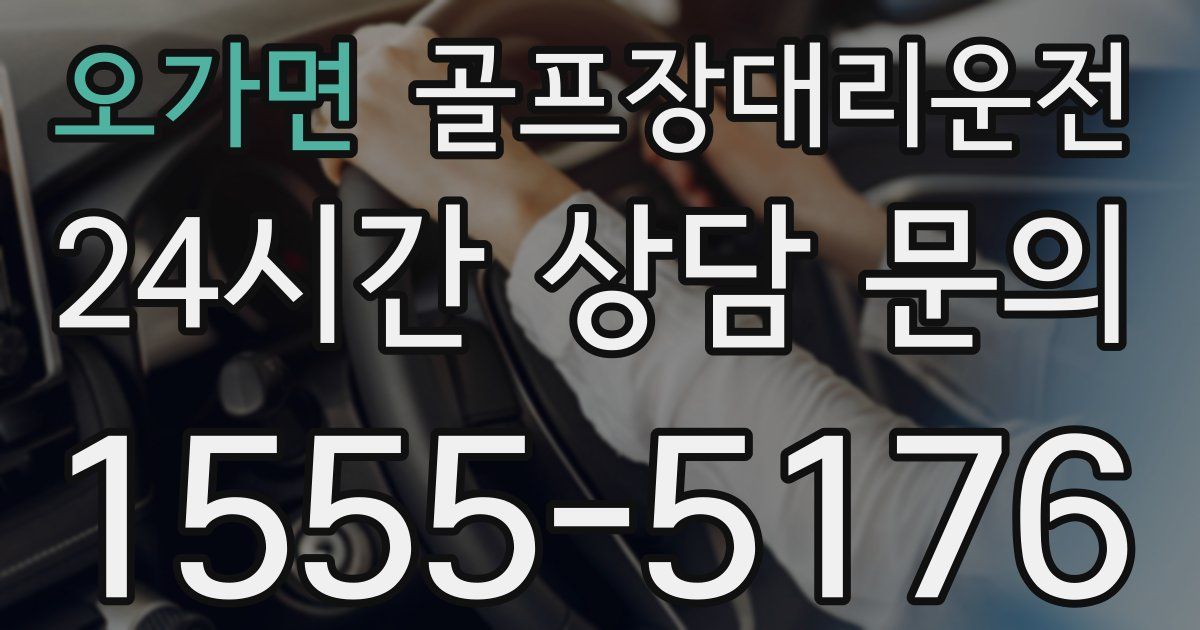 골프장대리운전 서비스