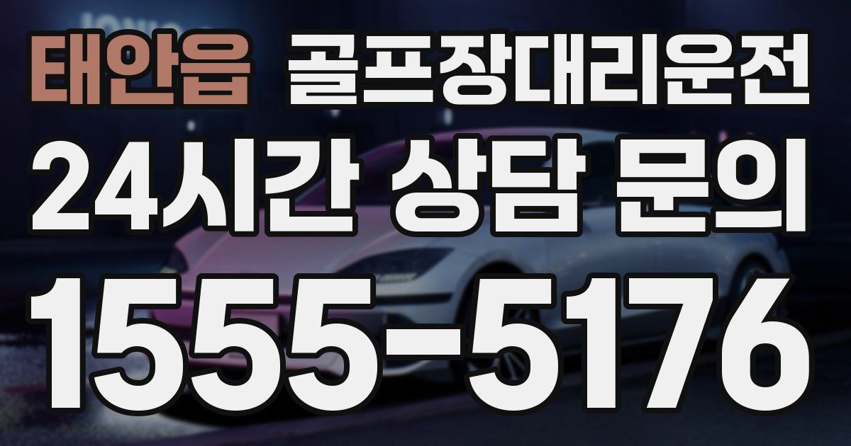 골프장대리운전 서비스
