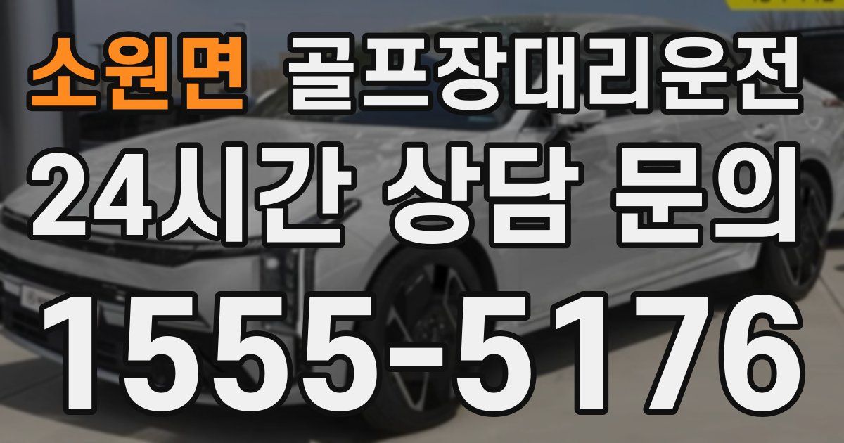 골프장대리운전 서비스