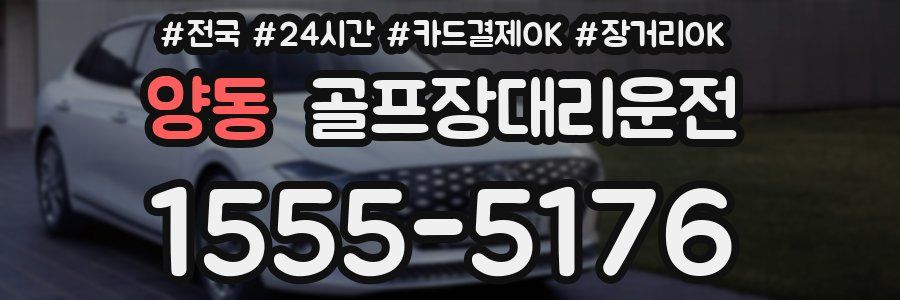 양동 골프장대리운전