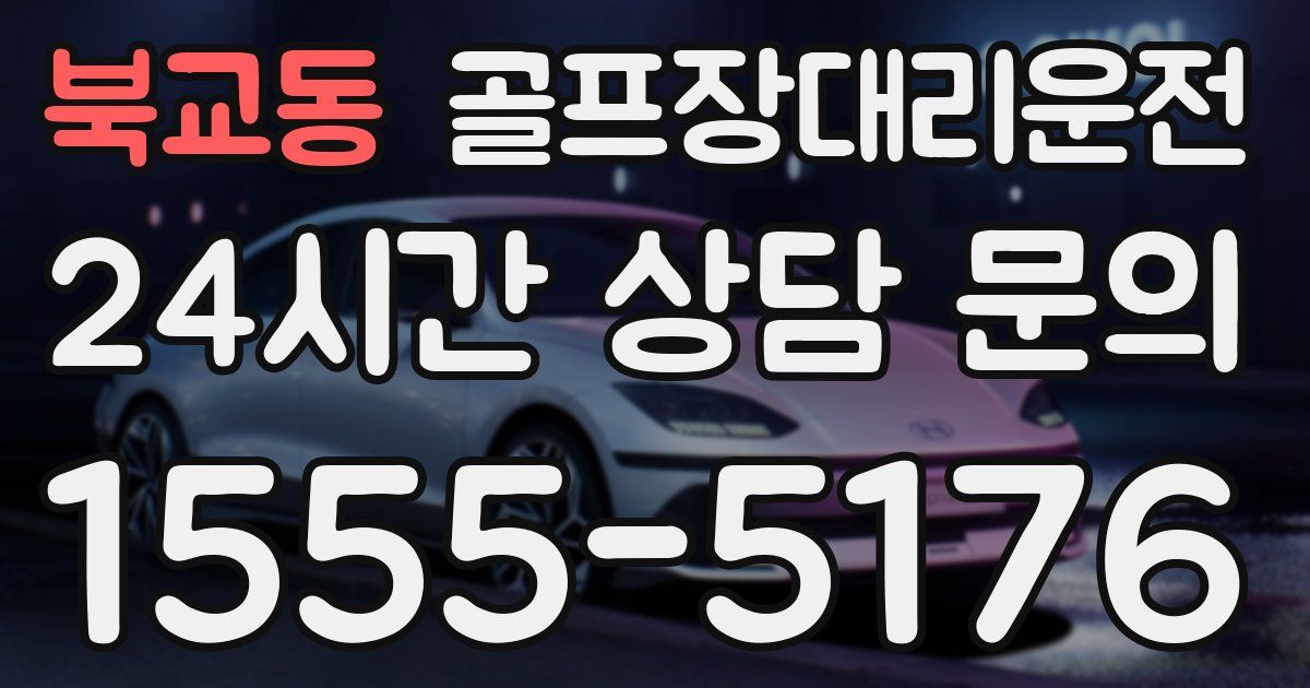골프장대리운전 서비스