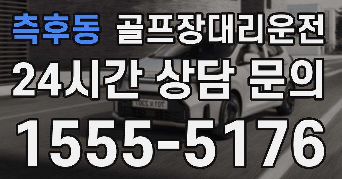 골프장대리운전 서비스