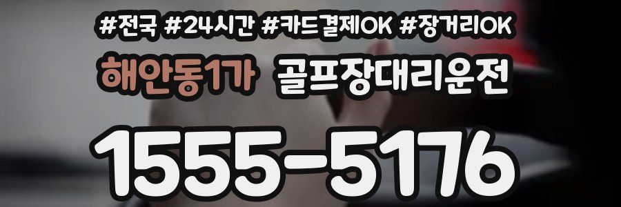 해안동1가 골프장대리운전