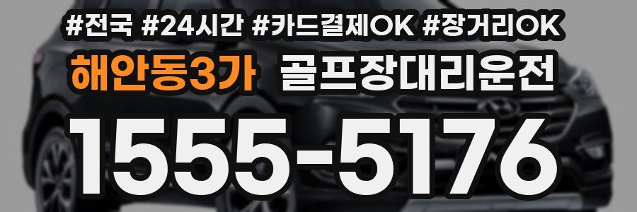 해안동3가 골프장대리운전