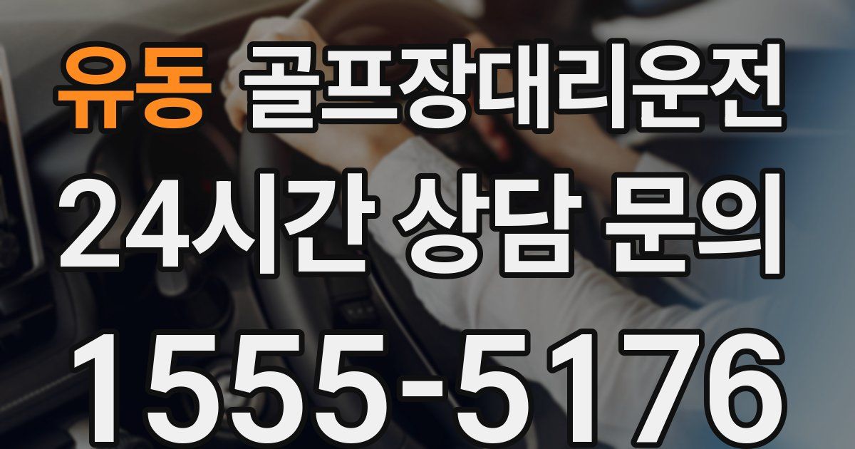 골프장대리운전 서비스