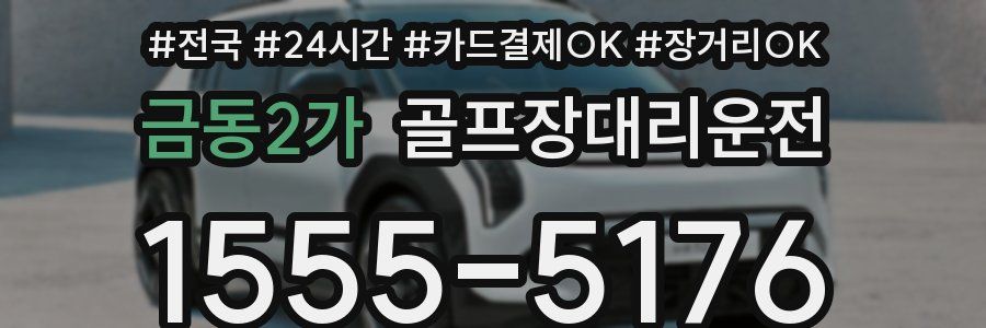 금동2가 골프장대리운전