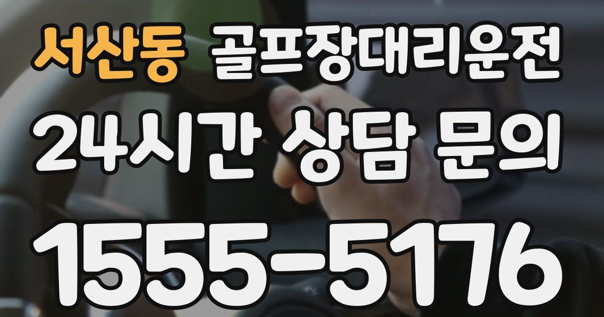 골프장대리운전 서비스
