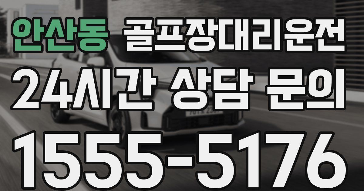 골프장대리운전 서비스