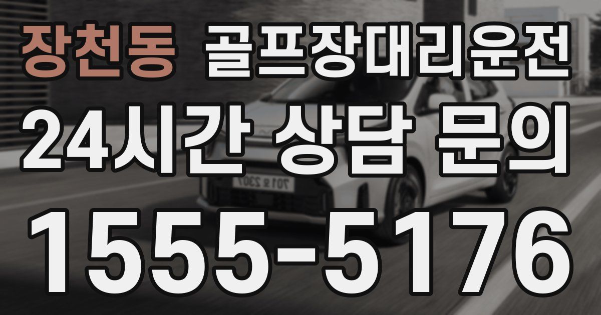 골프장대리운전 서비스
