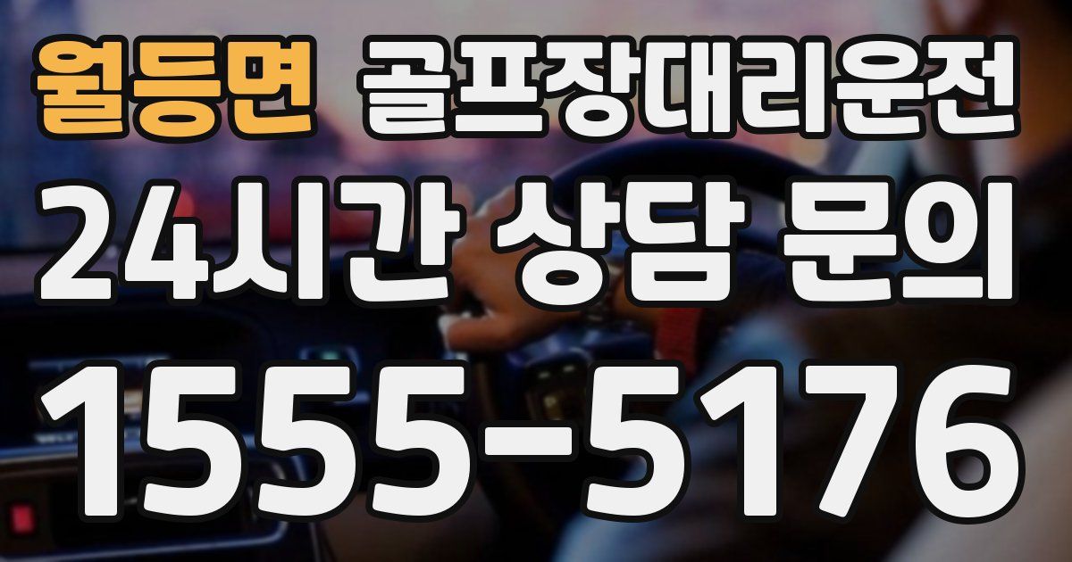 골프장대리운전 서비스