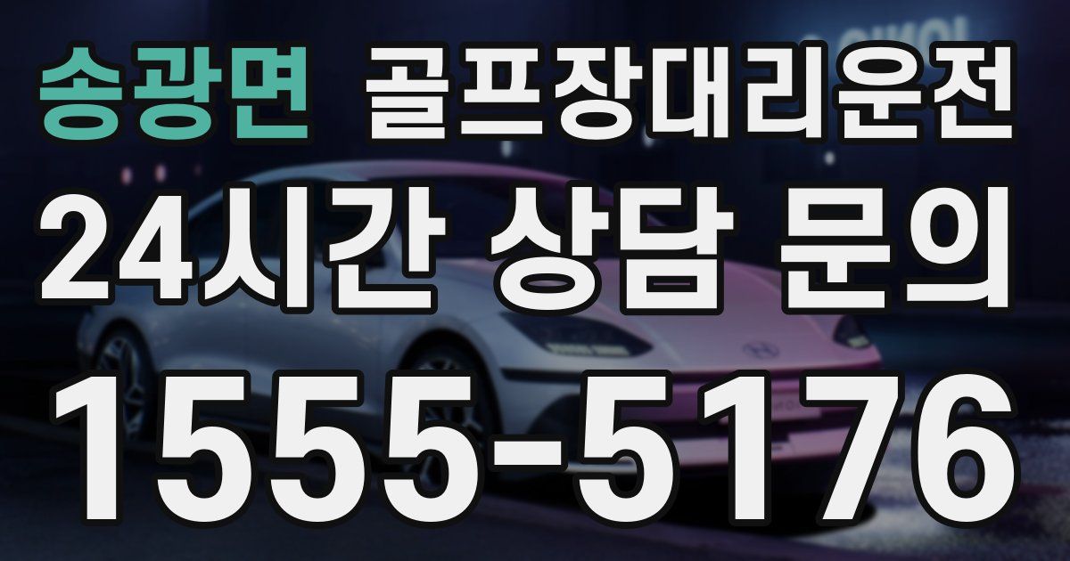 골프장대리운전 서비스