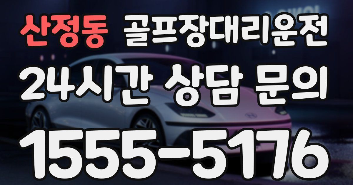 골프장대리운전 서비스