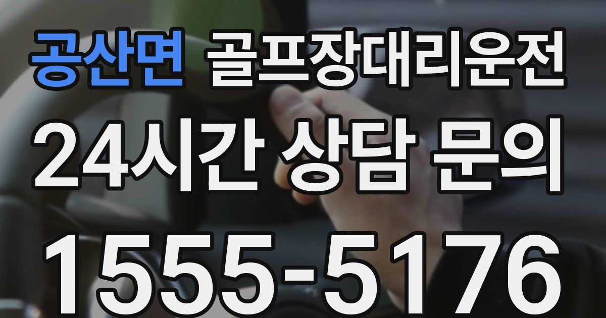 골프장대리운전 서비스