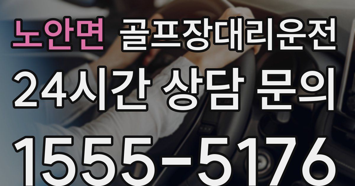 골프장대리운전 서비스