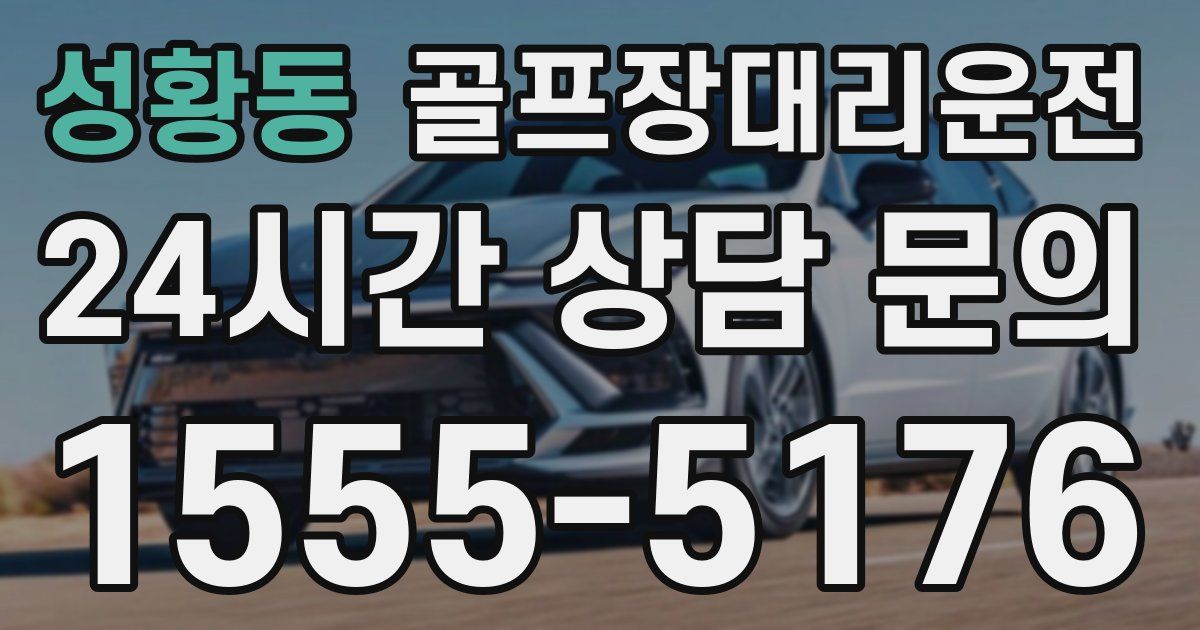 골프장대리운전 서비스