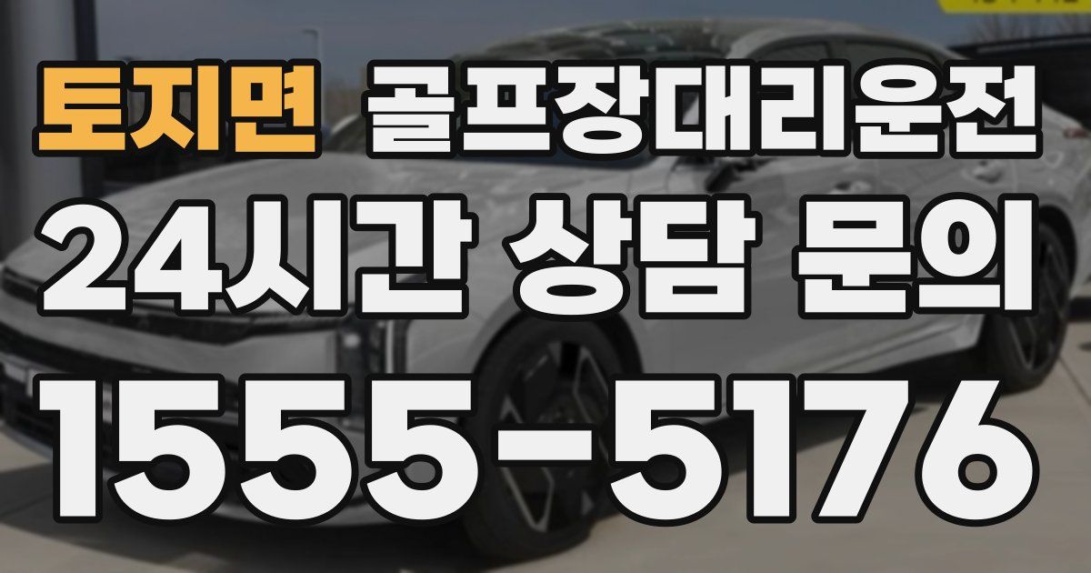 골프장대리운전 서비스