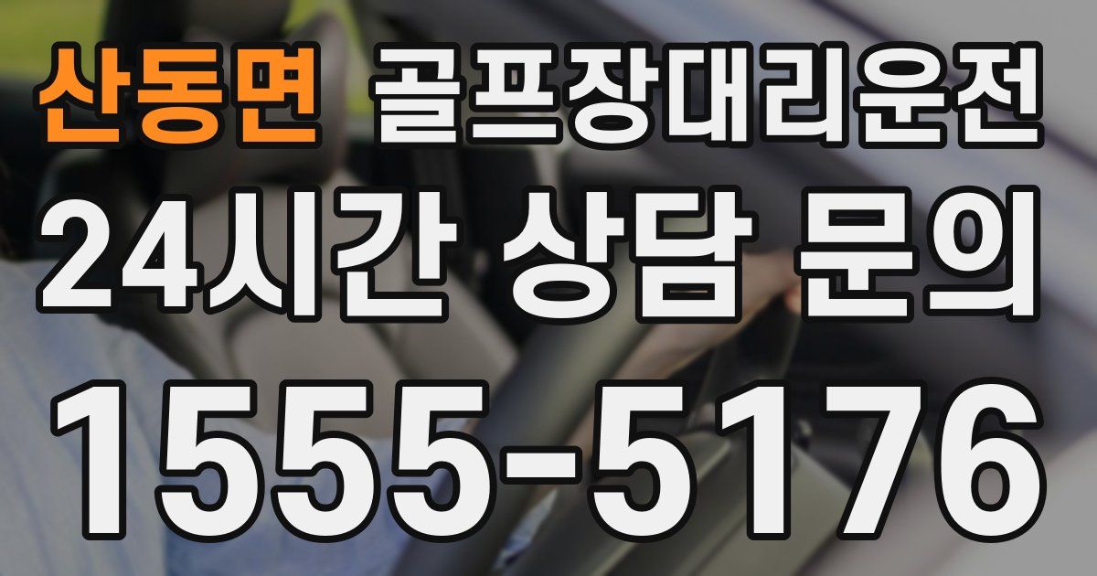 골프장대리운전 서비스