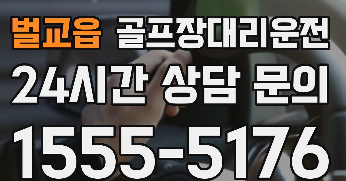 골프장대리운전 서비스
