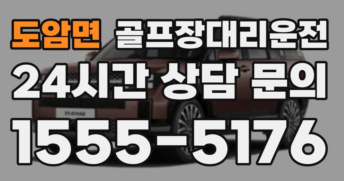 골프장대리운전 서비스