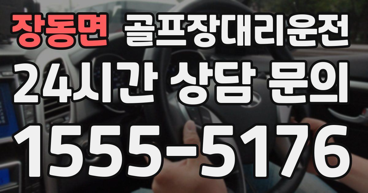 골프장대리운전 서비스