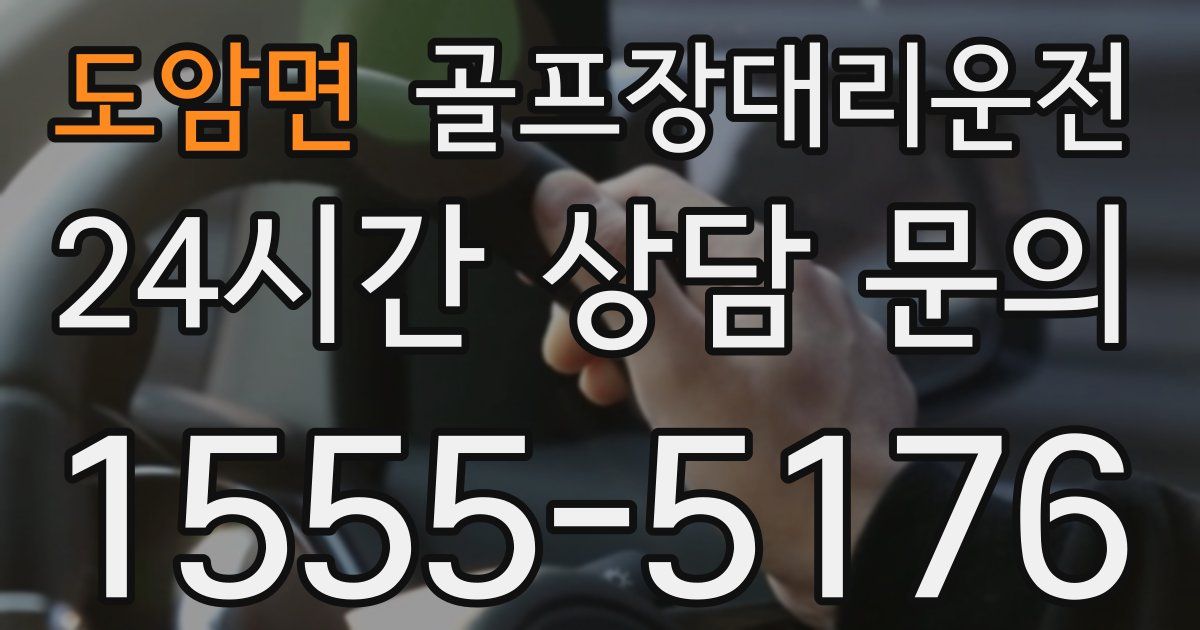 골프장대리운전 서비스