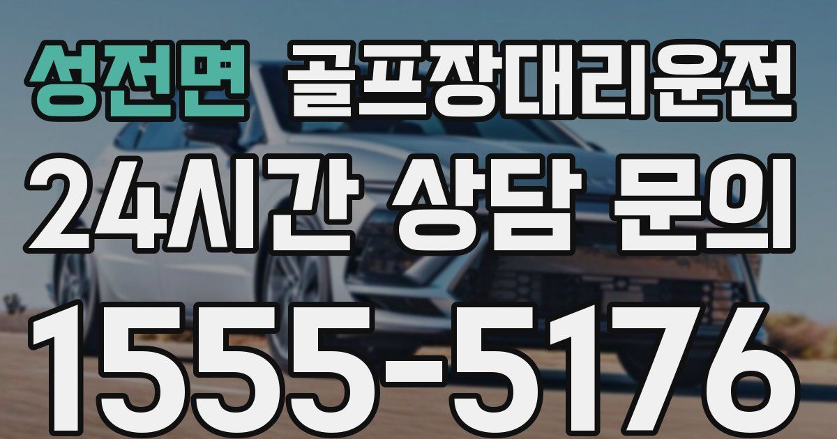 골프장대리운전 서비스