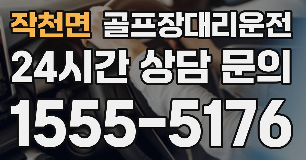 골프장대리운전 서비스