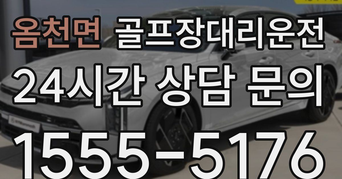 골프장대리운전 서비스