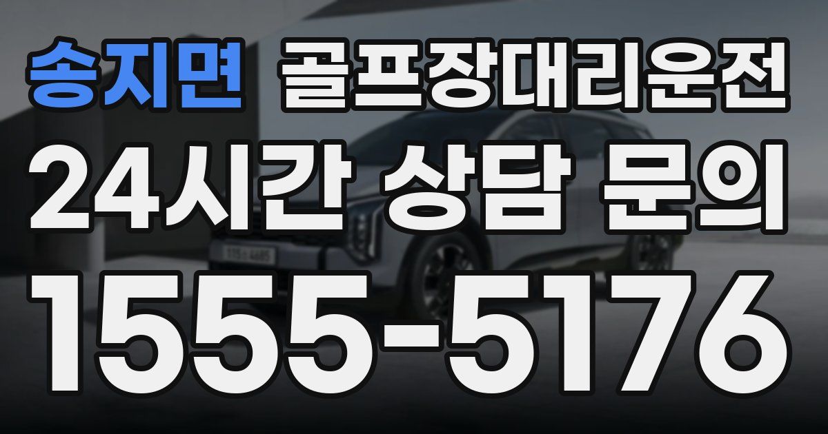 골프장대리운전 서비스