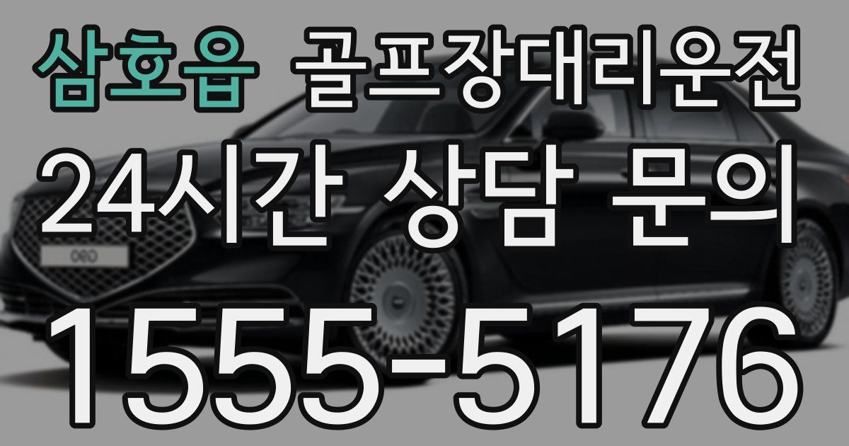 골프장대리운전 서비스