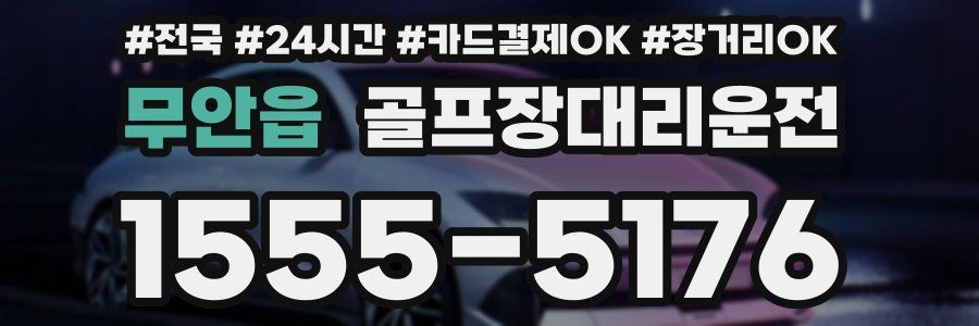 무안읍 골프장대리운전