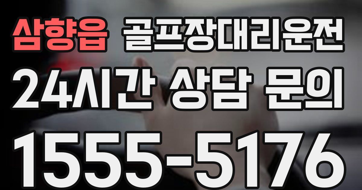 골프장대리운전 서비스