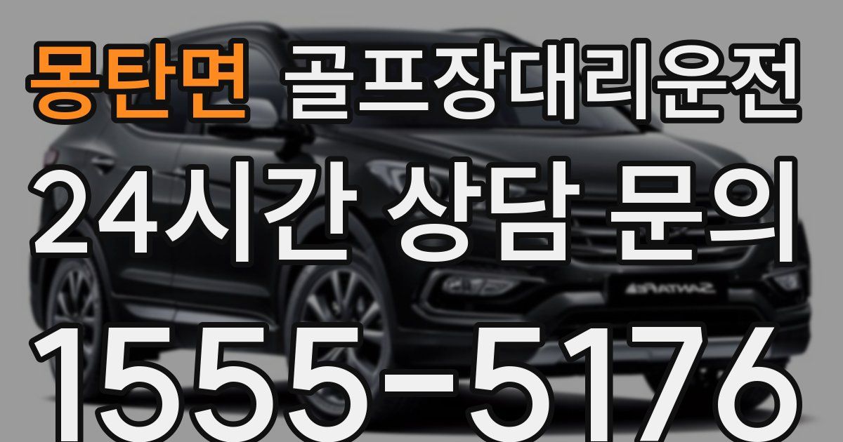 골프장대리운전 서비스