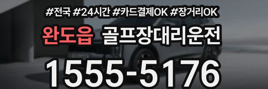 완도읍 골프장대리운전