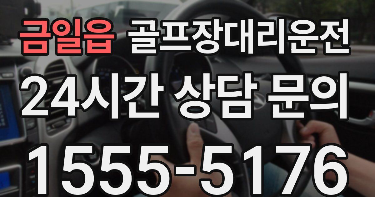 골프장대리운전 서비스