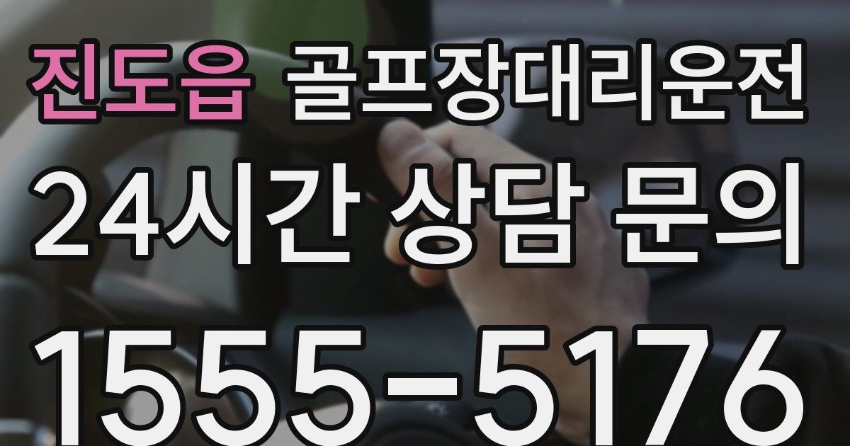 골프장대리운전 서비스