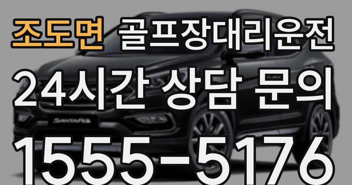 골프장대리운전 서비스