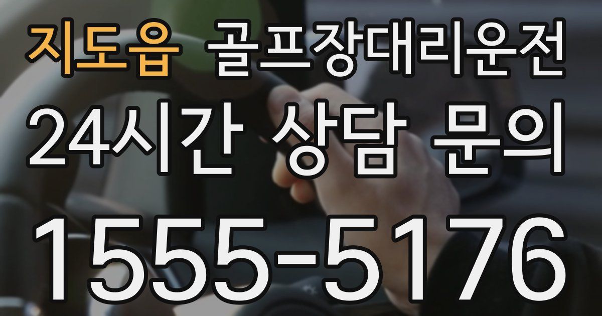 골프장대리운전 서비스