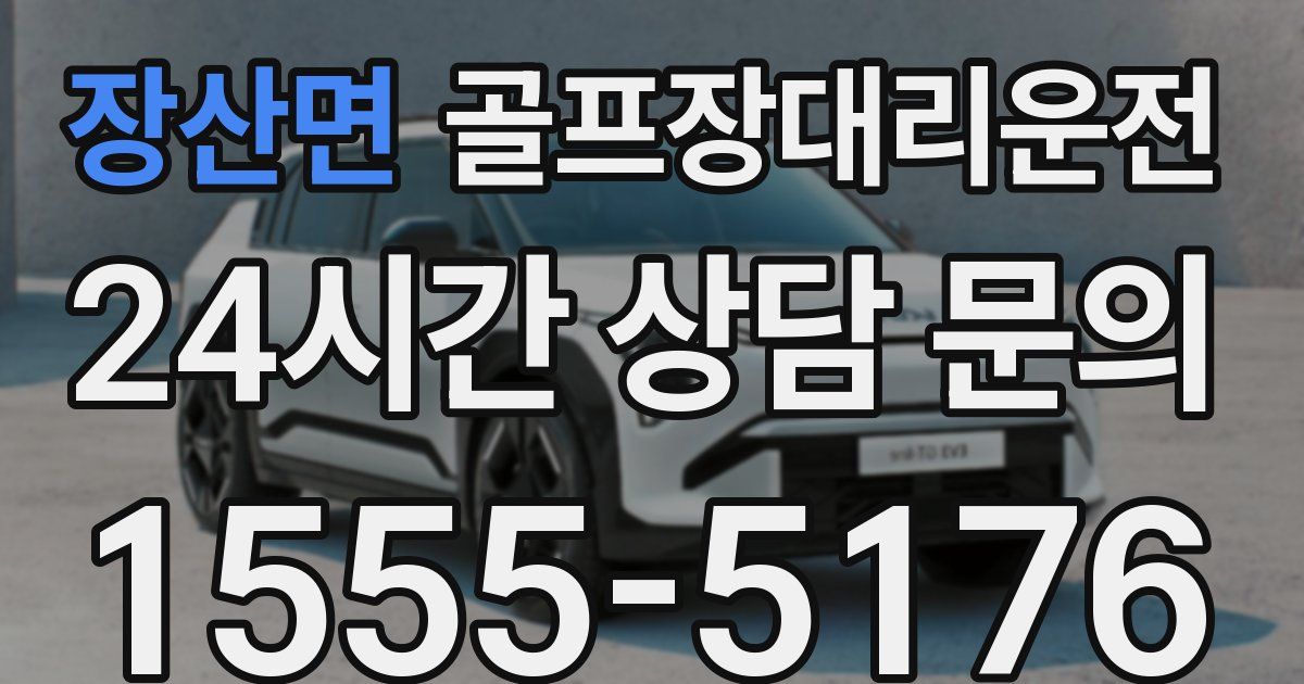 골프장대리운전 서비스