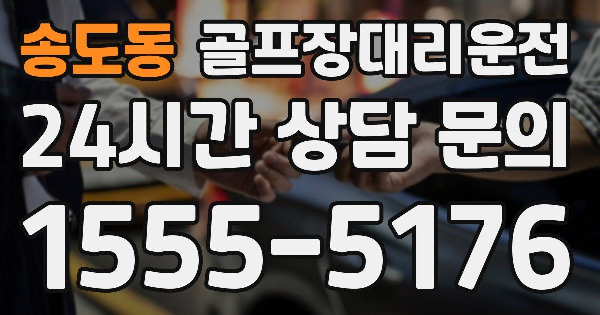 골프장대리운전 서비스