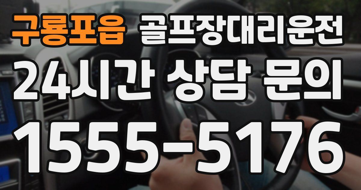 골프장대리운전 서비스